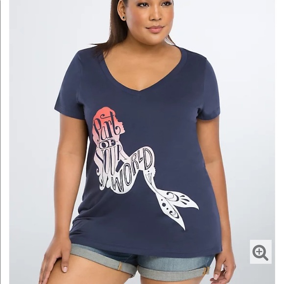torrid Tops - Torrid ARIEL PART OF YOUR WORLD TEE